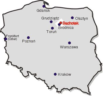 Map of Poland